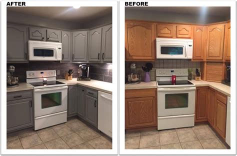 Refinish Kitchen Cabinets Before And After | Cabinets Matttroy