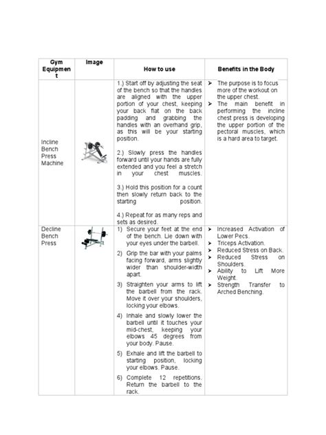 Gym Equipment | PDF | Strength Training | Human Anatomy