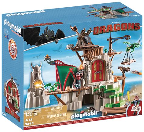 JUN172853 - PLAYMOBIL HTTYD DRAGON KNIGHT FORTRESS PLAY-SET - Previews World