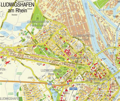 Ludwigshafen Map - Germany