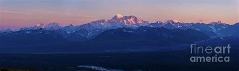 Denali Range Panorama Sunrise Photograph by David Guenther - Fine Art ...