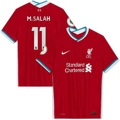 Men's Nike Mohamed Salah Red Liverpool 2020/21 Home Authentic Jersey