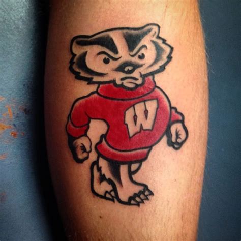 Tattoo uploaded by Joe • Wisconsin Badgers. (via IG - worksbyb) #CollegeSports #NCAA #Wisconsin ...