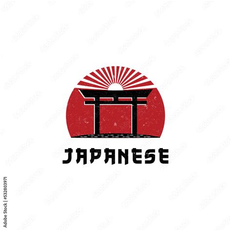 torii logo japanese culture symbol vector illustration design, tori ...