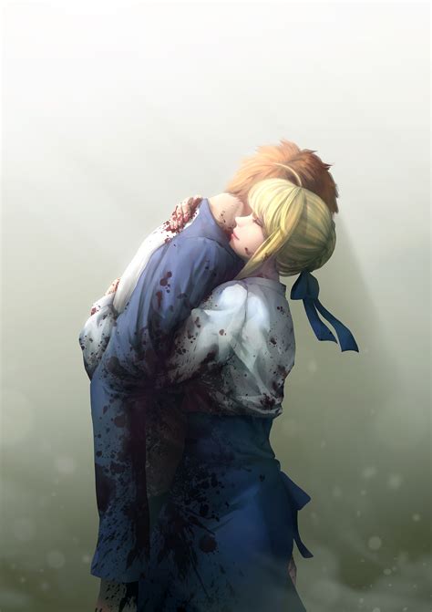 Wallpaper : Fate Series, Fate Stay Night, Shirou Emiya, Saber 1500x2125 - Gamehater - 1193518 ...