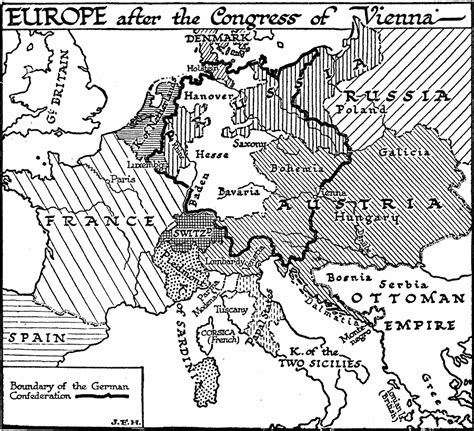 Blank Map Europe Congress Of Vienna