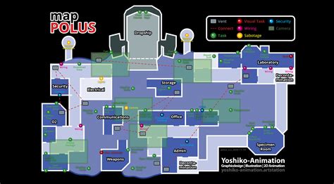 Among Us Map Polus: Location Guide (English) by Yoshiko-Animation on ...