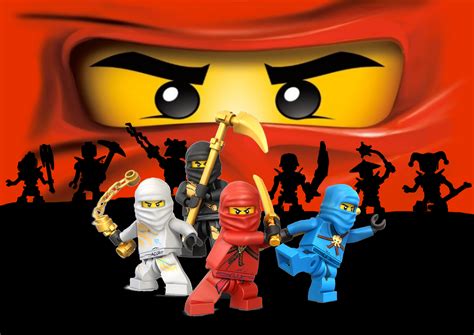 Ninjago HD Wallpaper: Cole, Zane, Jay, and Kai in Action