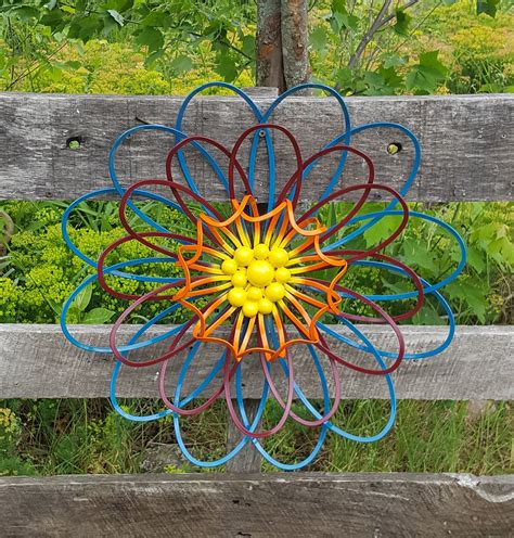 Metal Flower/ Metal Flower Wall Decor/ Large Metal Flower Wall - Etsy