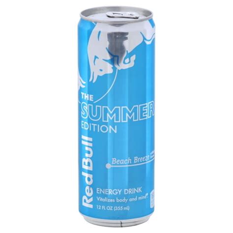 Red Bull The Summer Edition Beach Breeze Energy Drink, 12 fl oz - Walmart.com - Walmart.com