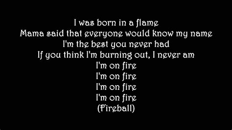 Pitbull - Fireball ft. John Ryan (LYRICS) - YouTube