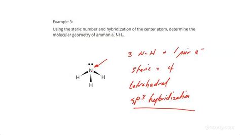 How to Determine Molecular Geometry Based on the Steric Number ...