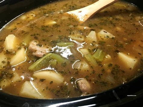 New Mexico Green Chile Pork Slow Cooker Stew - My Turn for Us