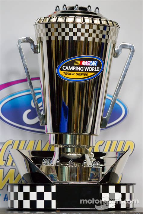 NASCAR Camping World Truck Series trophy at Homestead