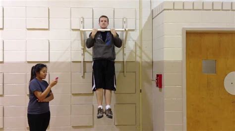 Flexed Arm Hang Test - YouTube