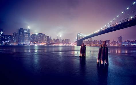 Chicago bridge night skyline HD wallpaper | Pxfuel