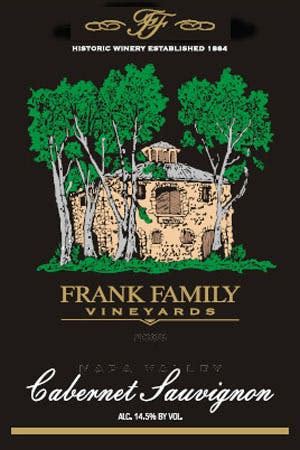 Frank Family Napa Valley Cabernet Sauvignon 2021 750ml - Bottle Shop of ...