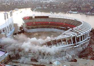 Cinergy Field, former Riverfront Stadium, demolished to make room for ...