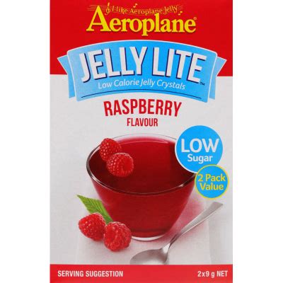 Aeroplane Jelly Lite Raspberry Flavour Low Calorie Jelly Crystals 2 x ...