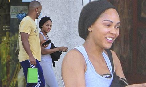 Meagan Good looks fit in workout gear as she runs errands with husband ...