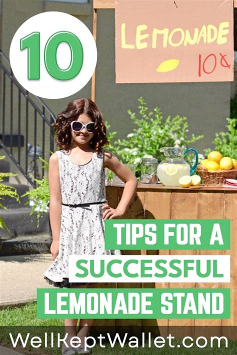 10 Tips For A Successful Lemonade Stand