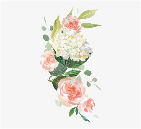 Download Free Elegant Watercolor Flowers Twitter Background - Free Watercolor Flower Vector ...