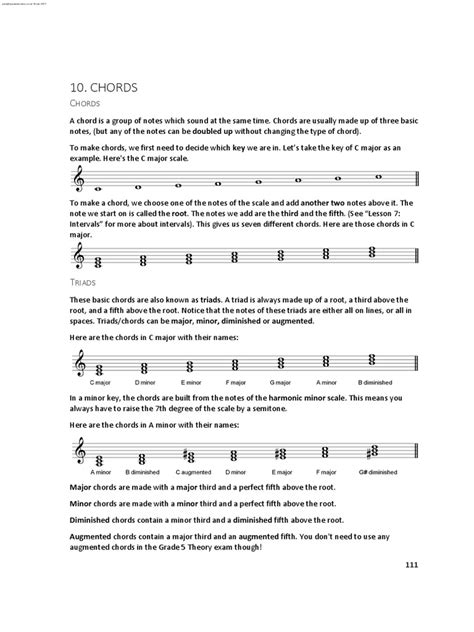 Music Theory - Chords | Chord (Music) | Minor Scale