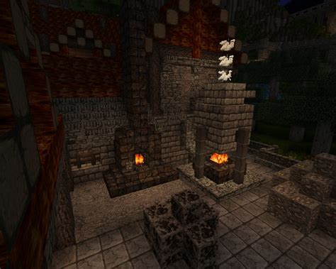 Minecraft Blacksmith House Interior