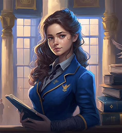 RAVENCLAW BELLE Credits: TikTok: @ai_lens Rpg Character, Character ...