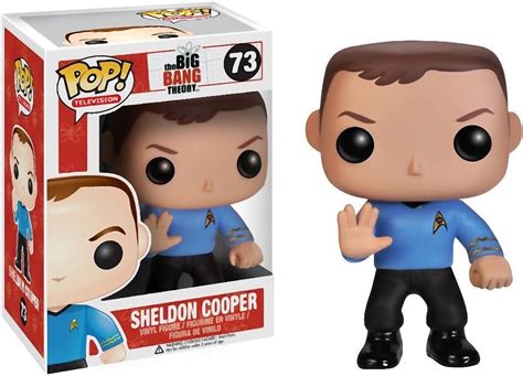 Sheldon Cooper ~3.7" Funko POP! Big Bang Theory x Star Trek Figurine En Vinyle: Amazon.fr ...