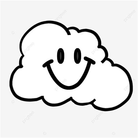 Cloud Smile Illustration Cartoon, Smiling Cartoon, Cartoon Smile ...