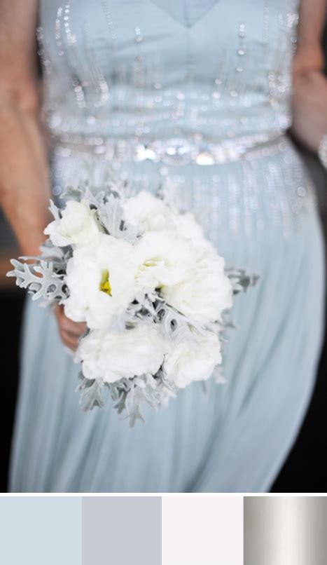 5 Ice Blue Color Palettes for your Wedding Day