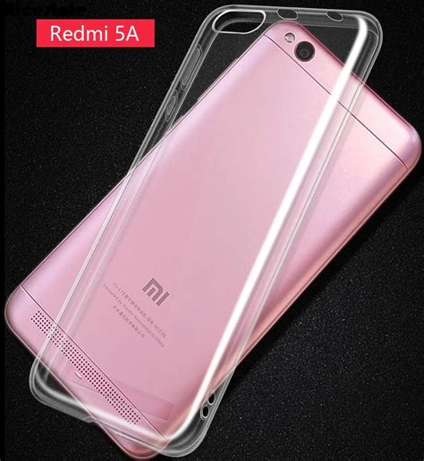 Ricestate For Xiaomi Redmi 5A Ultra thin transparent Clear TPU Case Redmi 5A Crystal Back Cover ...