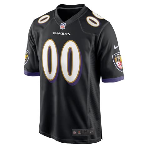 Youth Baltimore Ravens Nike Black Game Custom Jersey – Baltimore Ravens ...