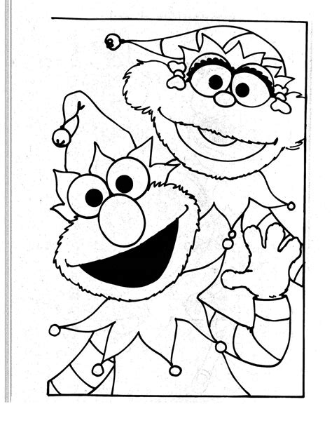 Free Printable Elmo Coloring Pages For Kids