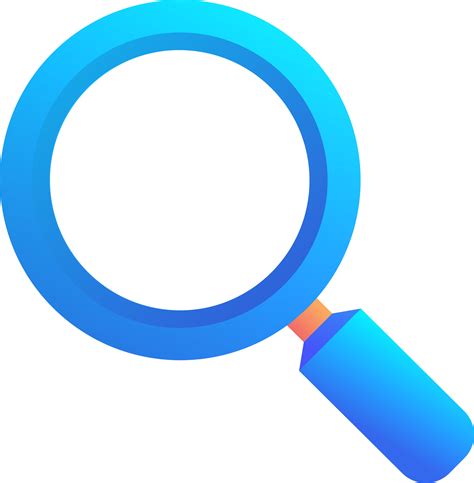 blue magnifying glass 12629751 PNG