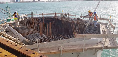 Construction of Dolphins for Cruise Terminal at Doha Port, Qatar ...