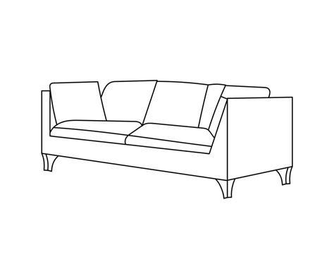 Sofa line Icons. Furniture design. Collection of sofa illustration ...