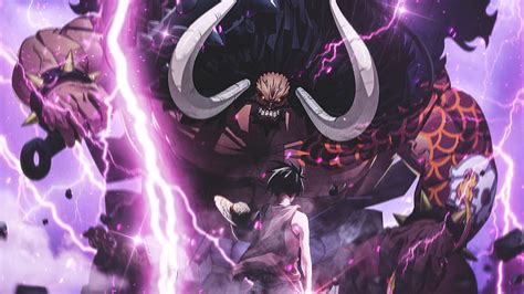 Luffy, Kaido, Wano, Anime, One Piece, Manga, Onigashima, HD wallpaper | Peakpx