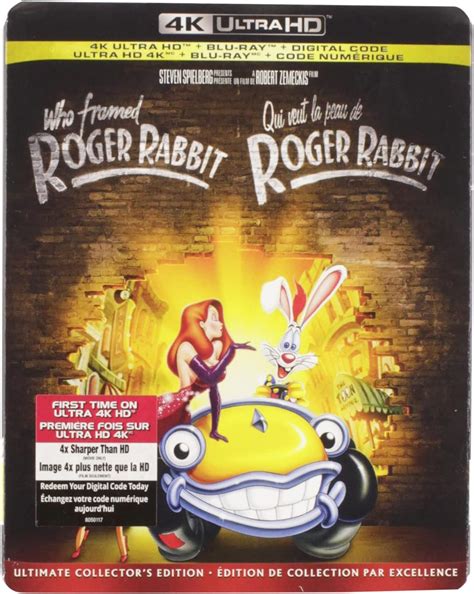 Who Framed Roger Rabbit 4K [Blu-ray]: Amazon.ca: Bob Hoskins, Christopher Lloyd, Charles ...