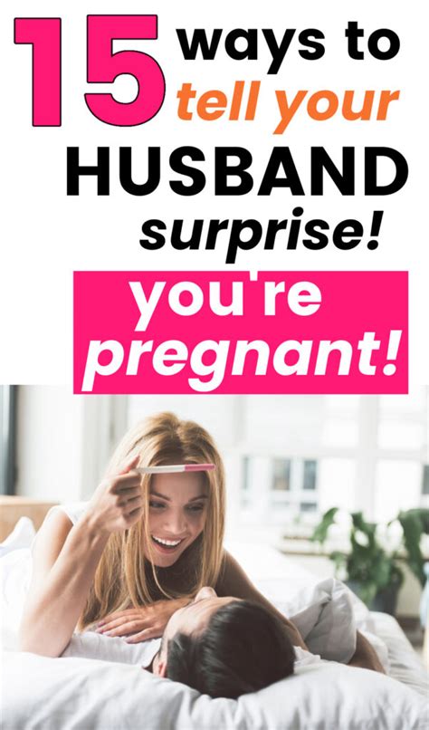 15 Surprise Pregnancy Announcement Ideas to Tell Your Husband the News - Growing Serendipity