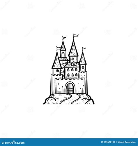 Castle Outline Drawing