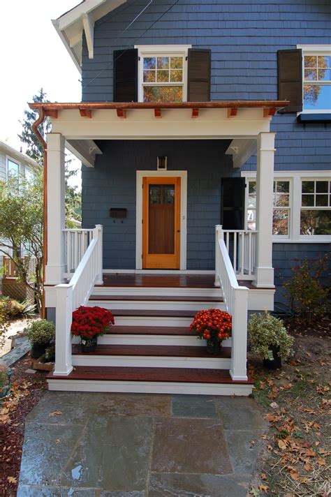 Front Porch Steps, Front Door Porch, Front Porch Design, Small Front ...