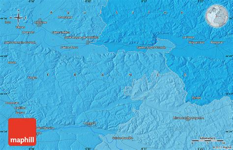 Bergerac france map