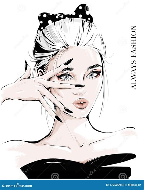 face illustration fashion design - Jalisa Gorrindo