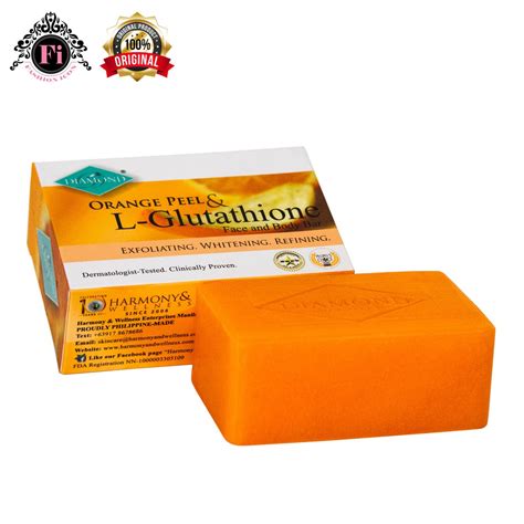 Diamond Orange Peel & L-Glutathione Soap 150g | Shopee Philippines