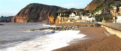 Sidmouth beaches, Devon in United Kingdom, England beach information