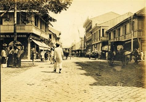 #Philippine_History ... . . Calle Rosario in Binondo, Manila. Circa ...