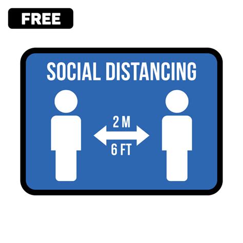 Social Distancing Icon - Free Banner PNG, SVG, EPS & JPG