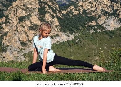 Flexible Child Doing Gymnastics Exercises Sports Stock Photo 2023809503 | Shutterstock